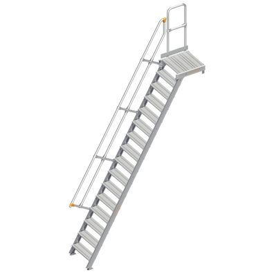 Layher 112 Treppe mit Plattform 60EUR 600mm 16 Stufen