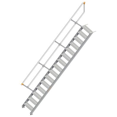 Layher 111 Treppe 45EUR 600mm breit 15 Stufen