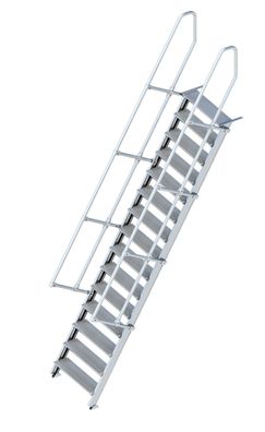 Layher 111 Treppe 60EUR 800mm breit 15 Stufen