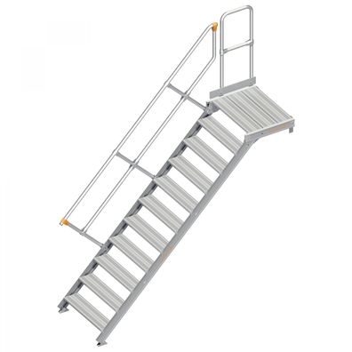 Layher 112 Treppe mit Plattform 45EUR 800mm 11 Stufen