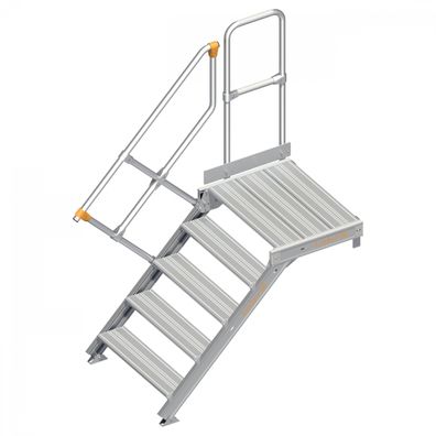 Layher 112 Treppe mit Plattform 45EUR 800mm 5 Stufen