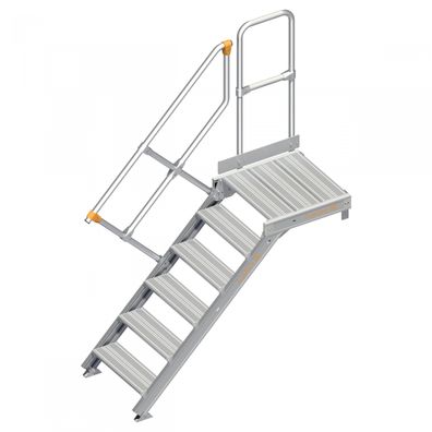 Layher 112 Treppe mit Plattform 45EUR 600mm 6 Stufen