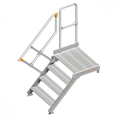 Layher 112 Treppe mit Plattform 45EUR 800mm 4 Stufen