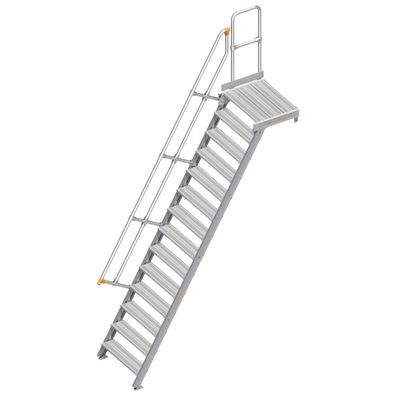 Layher 112 Treppe mit Plattform 60EUR 800mm 14 Stufen