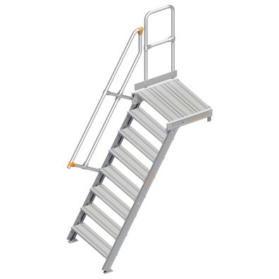 Layher 112 Treppe mit Plattform 60EUR 800mm 8 Stufen