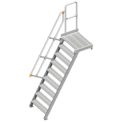 Layher 112 Treppe mit Plattform 60EUR 800mm 9 Stufen