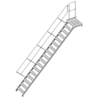 Layher 112 Treppe mit Plattform 45EUR 600mm 17 Stufen