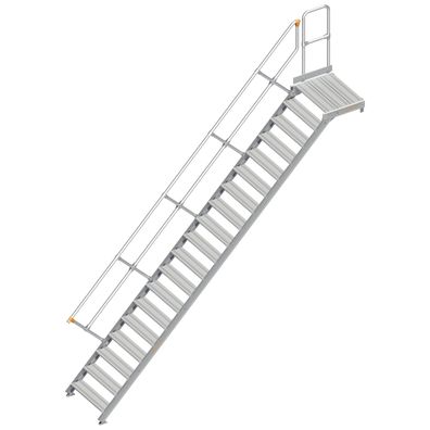 Layher 112 Treppe mit Plattform 45EUR 800mm 19 Stufen