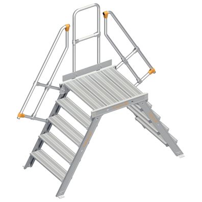 Layher 114 Übergang stationaer 60EUR 800mm 5 Stufen