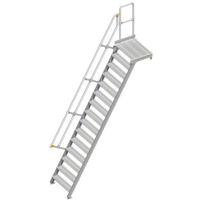 Layher 112 Treppe mit Plattform 60EUR 800mm 15 Stufen