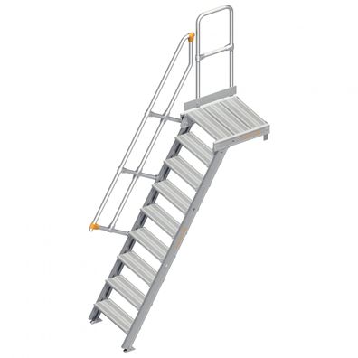 Layher 112 Treppe mit Plattform 60EUR 600mm 9 Stufen