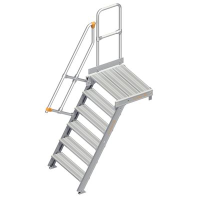 Layher 112 Treppe mit Plattform 60EUR 800mm 6 Stufen