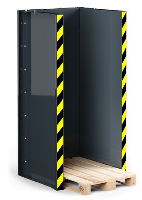 RR Industrietechnik Paletten Stapel Station RPS-15 BxTxH 1020x945x2145 mm RAL 7016 A