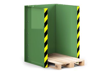 RR Industrietechnik Paletten Stapel Station RPS-10 BxTxH 1020x945x1425 mm RAL 6011 R