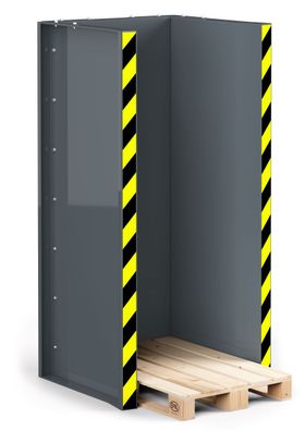 RR Industrietechnik Paletten Stapel Station RPS-15 BxTxH 1020x945x2145 mm RAL 7005 M