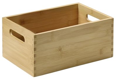 KESPER Aufbewahrungsbox Bambus FSC 28,5x18,5x13cm