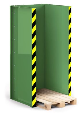 RR Industrietechnik Paletten Stapel Station RPS-15 BxTxH 1020x945x2145 mm RAL 6011 R