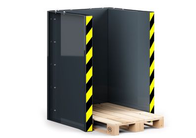RR Industrietechnik Paletten Stapel Station RPS-10 BxTxH 1020x945x1425 mm RAL 7016 A