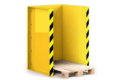 RR Industrietechnik Paletten Stapel Station RPS-10 BxTxH 1020x945x1425 mm RAL 1023 V