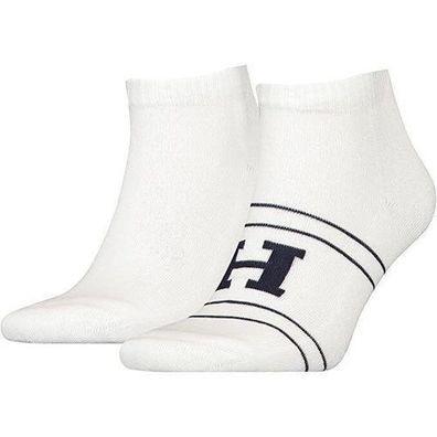 Tommy Hilfiger Herrensocken Men Sneaker 2P Sport Pa Weiß 2er-Pack 701224100-001