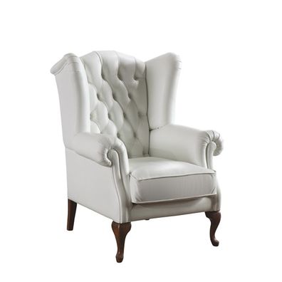 Chesterfield Ohrensessel Sessel Polster Fernseh Büro Couch Echtes CL- F2
