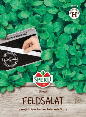 Sperli Feldsalat Favor 5 Meter Saatband - Gemüsesamen