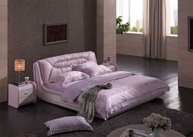 Doppelbett Polster Doppel Ehe Bett Betten Designer XXL Big Modern Neu S-9205