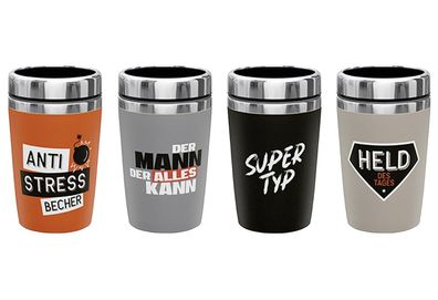 LA VIDA Becher to go "Mann" 12er Display 410992