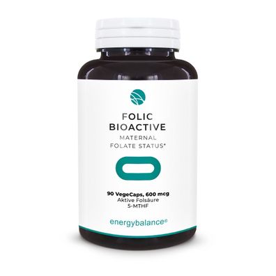 Folic Bio-Active 5-MTHF, 90 VegeCaps - EnergyBalance