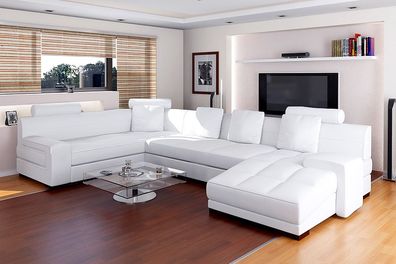 Wohnlandschaft Ecksofa Sofa Couch Polster Sitz Garnitur Sofas Couchen Sitz Neu