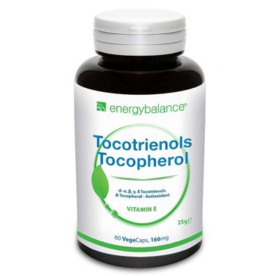 Tocotrienols + Tocopherol, 60 VegeCaps - EnergyBalance