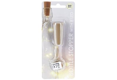 Flaschenkorken mit 8 LED 411173