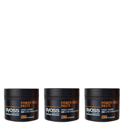 Syoss/Power Hold Paste "High Shine" 3x150ml/Haarstyling/Haarpflege