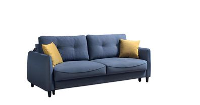 Design 3-Sitzer Sofa Couch Schlafsofa Textil Polster Sofas Couchen Sofa
