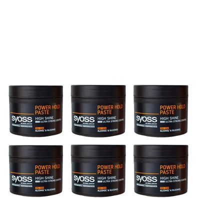 Syoss/Power Hold Paste "High Shine" 6x150ml/Haarstyling/Haarpflege