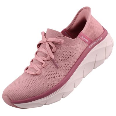 Skechers Slip-Ins D'Lux Walker 2.0 Thrill Movement in Rosa