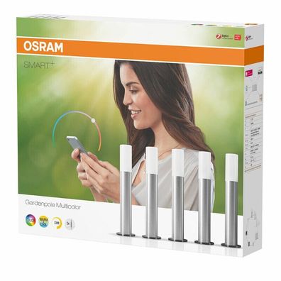 Osram LED Smart+ Garden Pole Erdspieße IP65 8,7W RGBW Zigbee EEK: (Spektr. A-G)