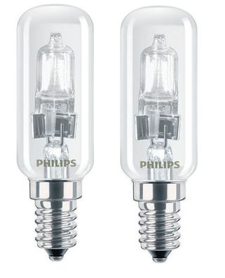 2x Philips Halogen Speziallampe Dunstabzugshaube E14 35W EEK: (Spektrum A-G)