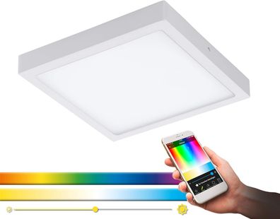 Eglo Connect LED Fueva-C 21W Deckenleuchte 30cm RGB EEK: (Spektrum A-G)