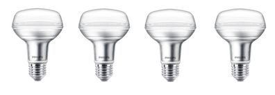 4x Philips LED Reflektor E27 warmweiß 4W = 60W 345lm EEK: (Spektrum A-G)