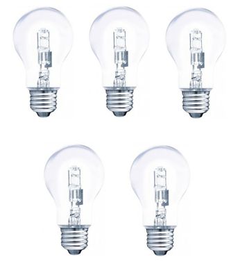 5x Müller Licht Halogen Birne 46W = 56W E27 dimmbar 700lm EEK: (Spektrum A-G)