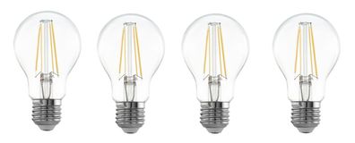 4x EGLO LED 11534 Lampe Birne E27 6,5W = 63W warmweiß 810lm EEK: (Spektrum A-G)