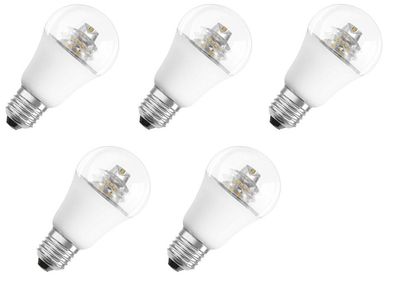 5x Osram LED Parathom Advanced Lampe E27 6W = 40W warmweiß EEK: (Spektrum A-G)