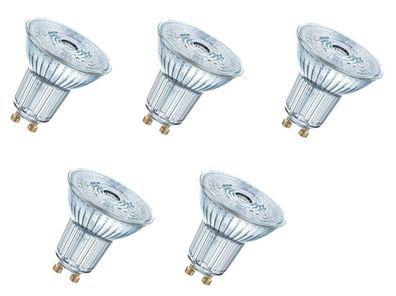 5x OSRAM LED Superstar PAR16 Spot 3,7W = 35W GU10 dimmbar EEK: (Spektrum A-G)