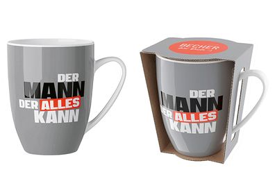 LA VIDA Becher "Mann kann" 411023