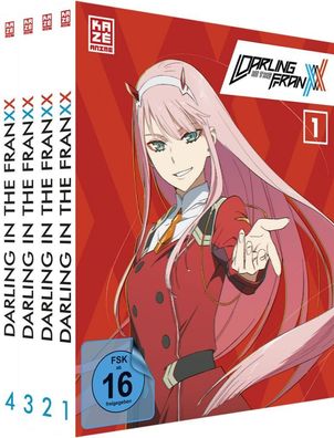 Darling in the Franxx - Gesamtausgabe - Bundle Vol.1-4 - DVD - NEU