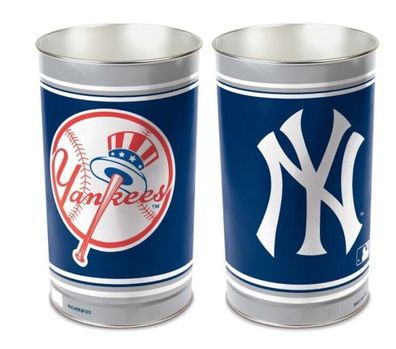 New York Yankees Papierkorb 38x25 cm MLB Lizenzierte Neuware Deco NY Big Apple