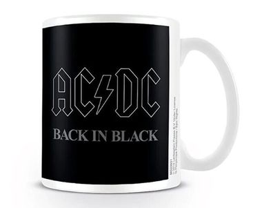 AC/DC Tasse Back in Black Highway to hell Thunderstruck - Keramik Kaffee Tee