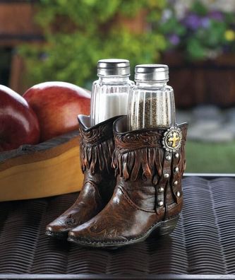 Cowboy Boots Salz und Pfeffer Set - Wild West - Cowboy Indianer