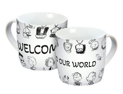 Peanuts Tasse Snoopy Comic Edition - Porzellan Kaffee Tee 300ML